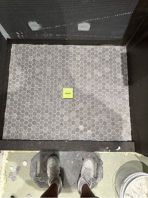 Shower Tile Installation project 5