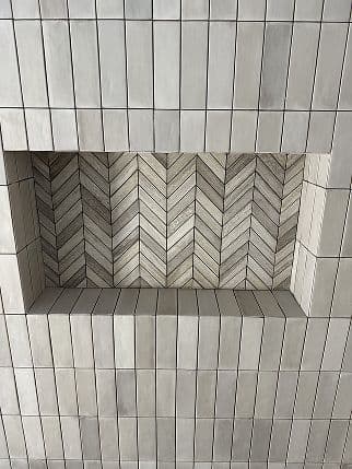 Shower Tile Installation project 4