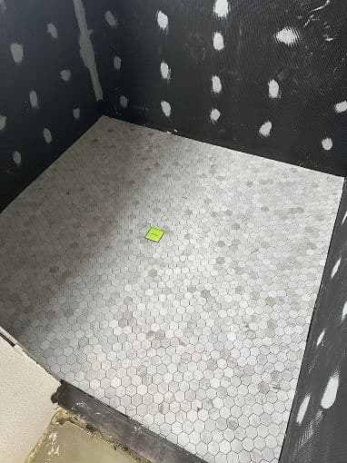 Shower Tile Installation project 27