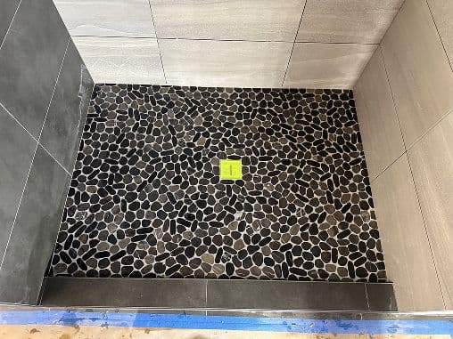 Shower Tile Installation project 36