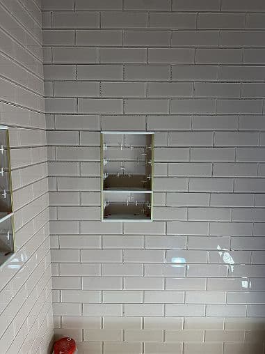 Shower Tile Installation project 38