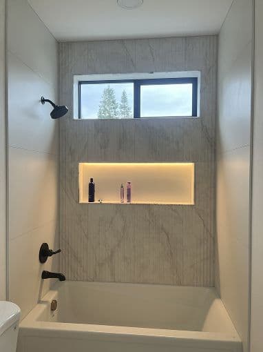 Shower Tile Installation project 40