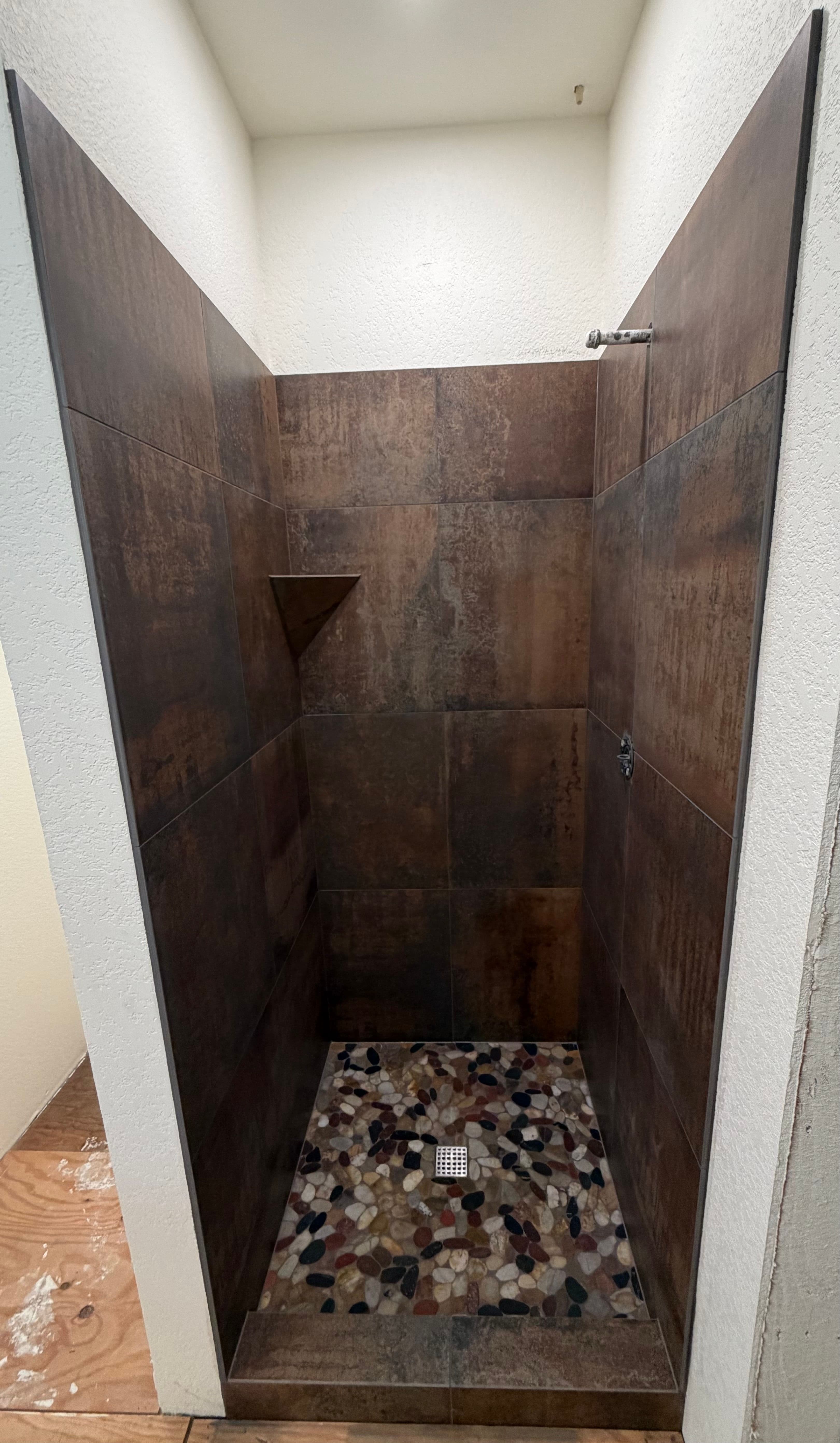 Shower Tile Installation project 20