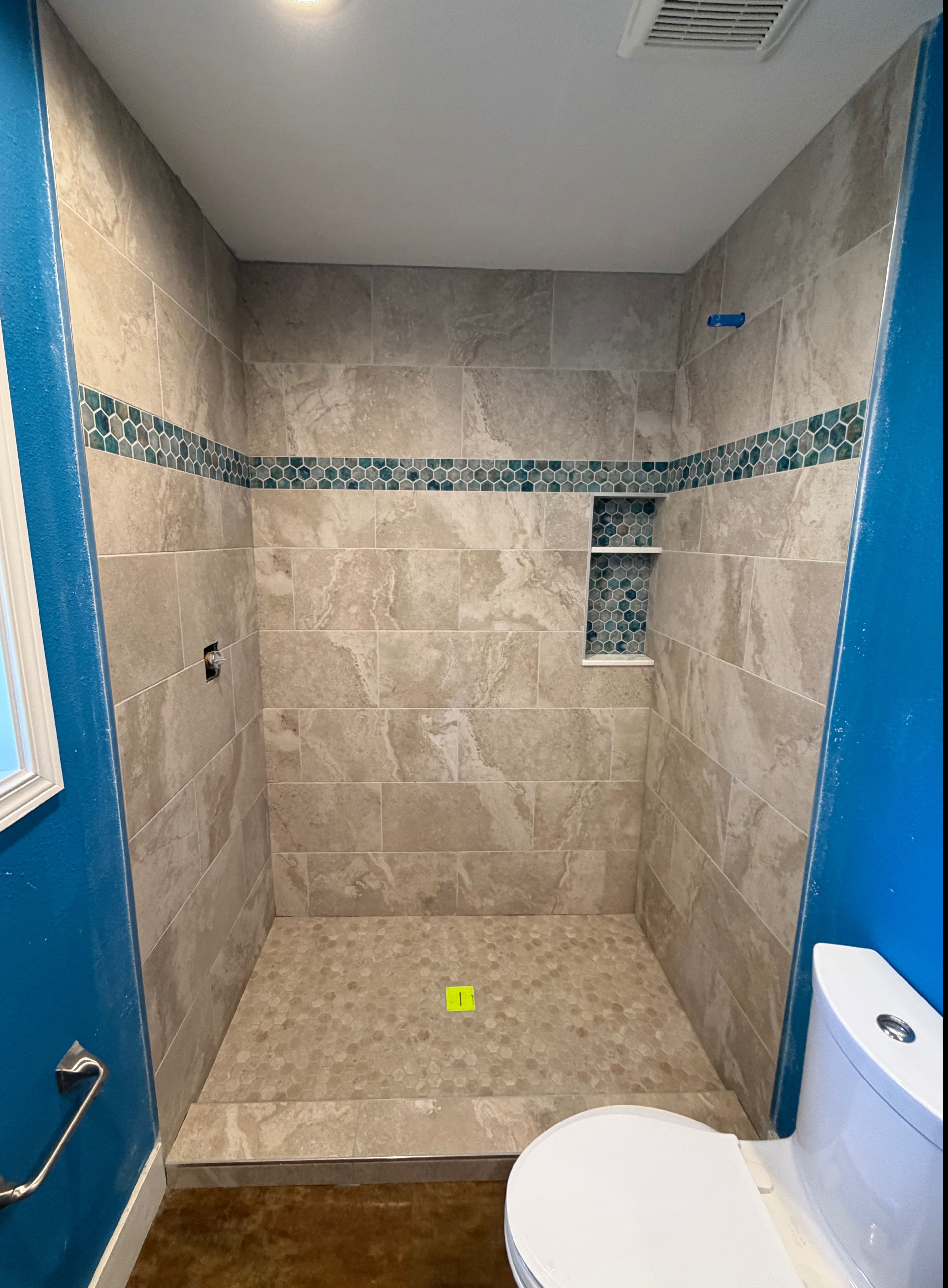 Shower Tile Installation project 19