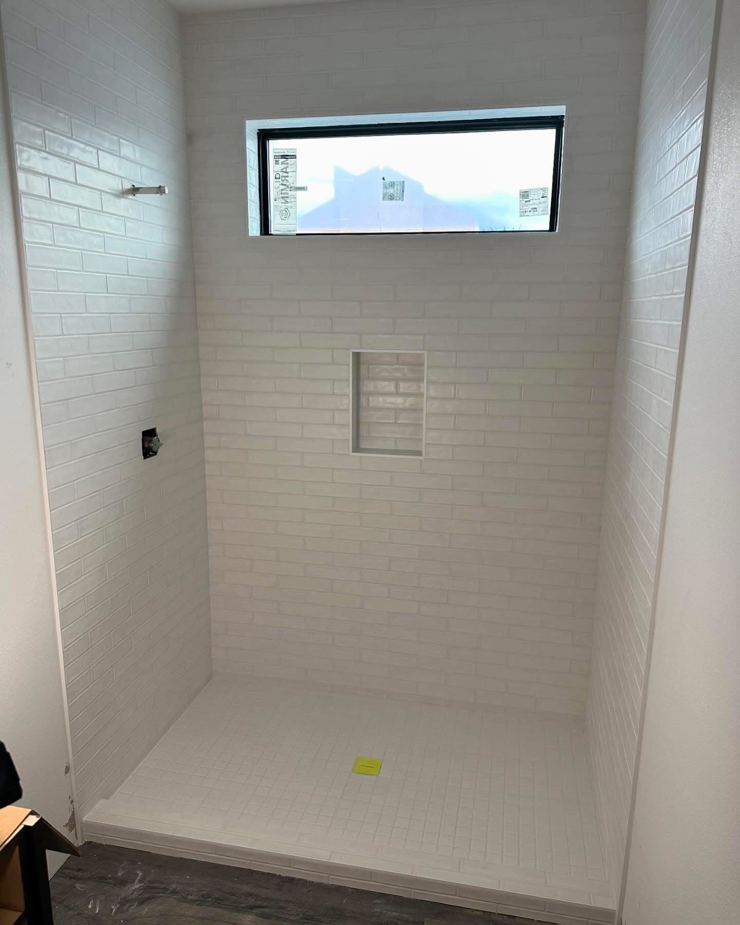 Shower Tile Installation project 14