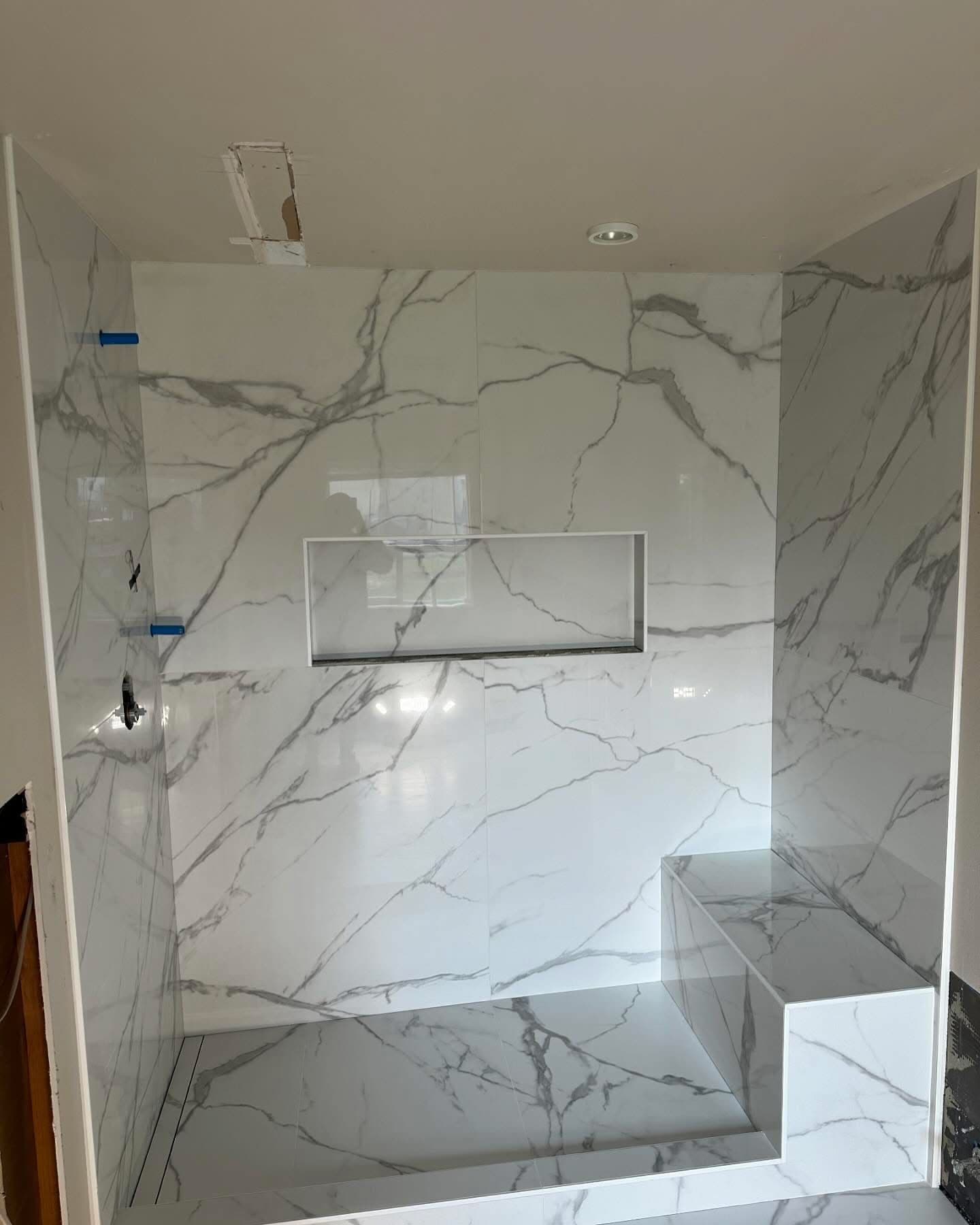 Shower Tile Installation project 12