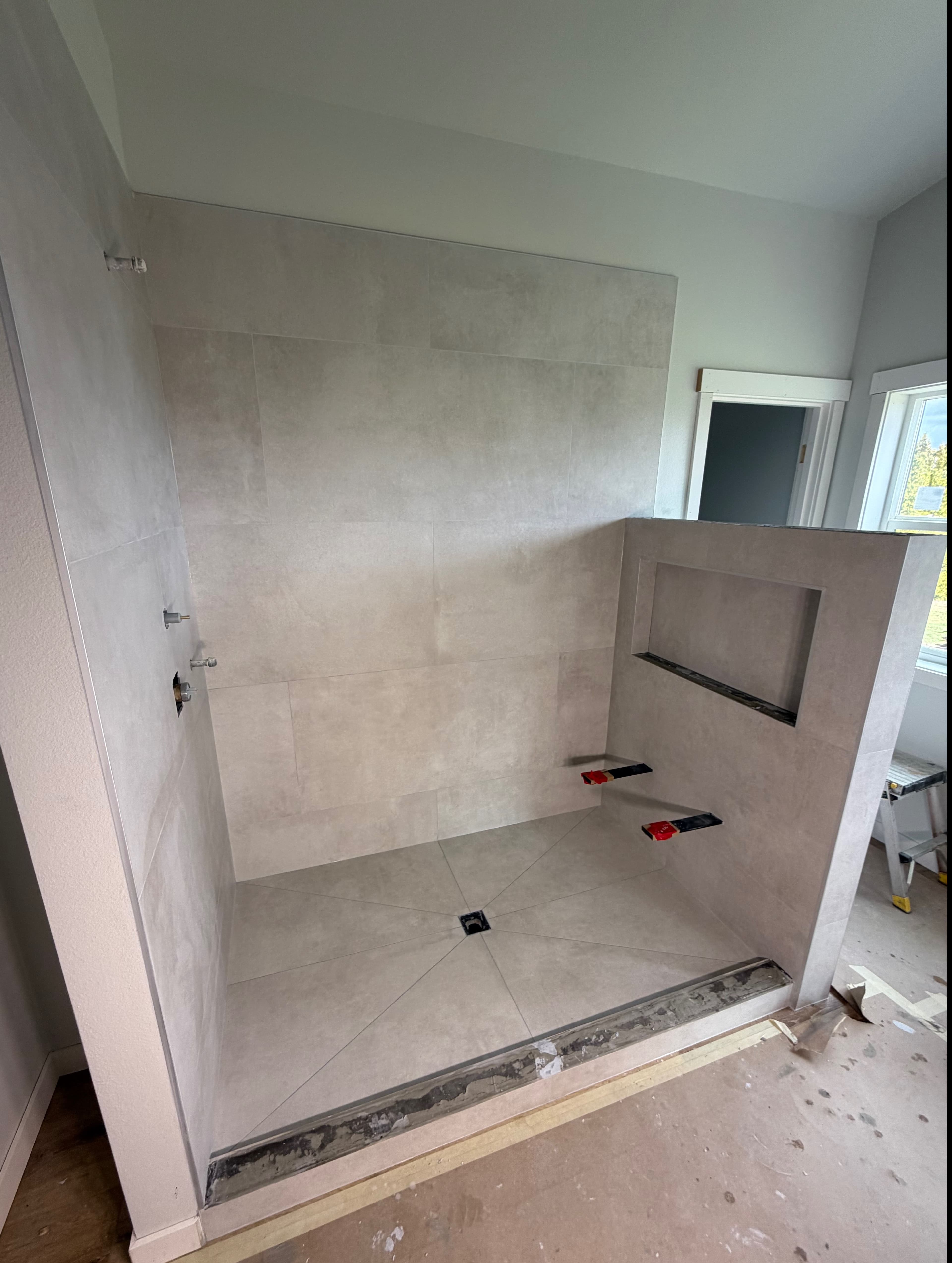 Shower Tile Installation