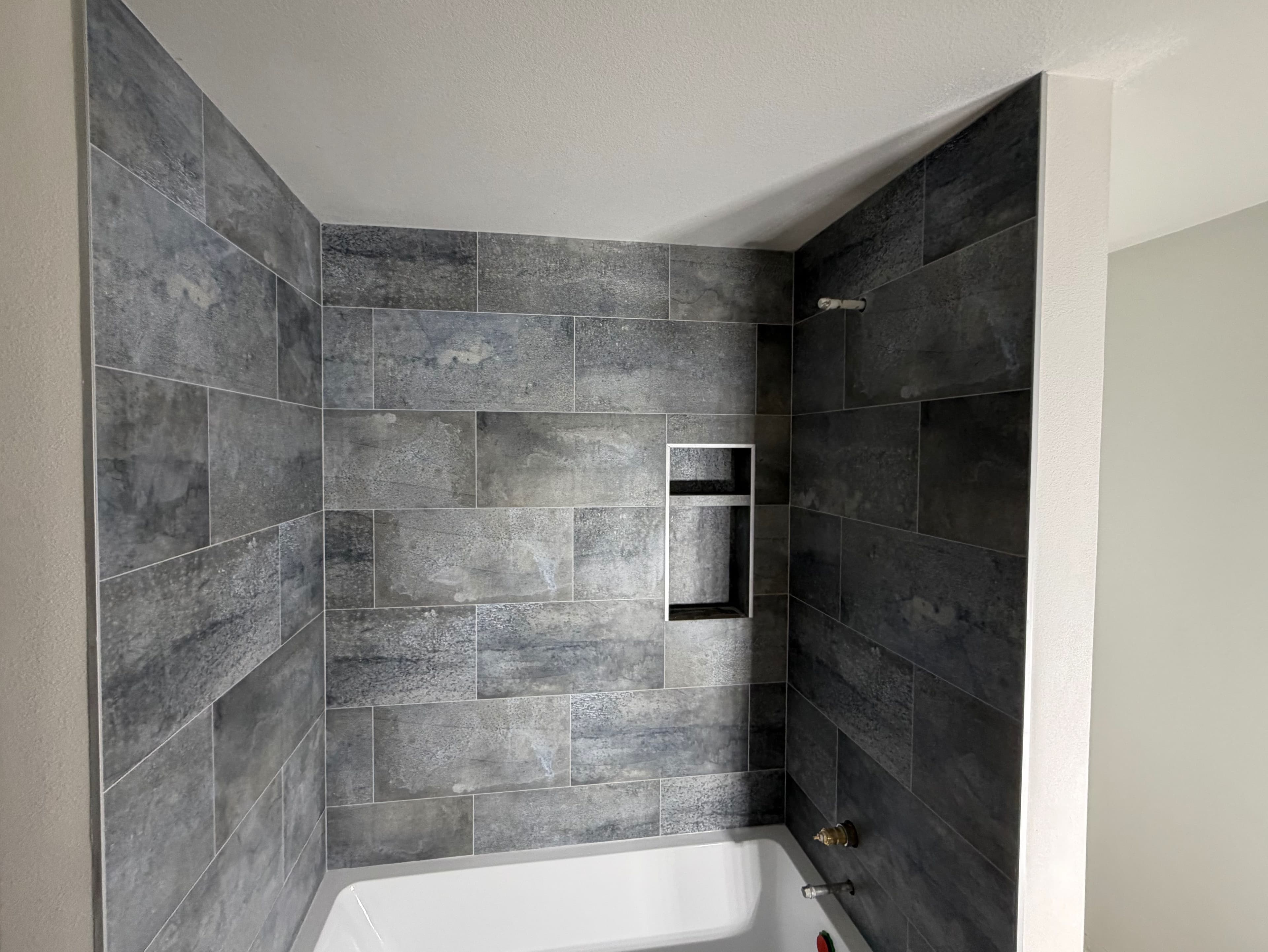 Shower Tile Installation project 6