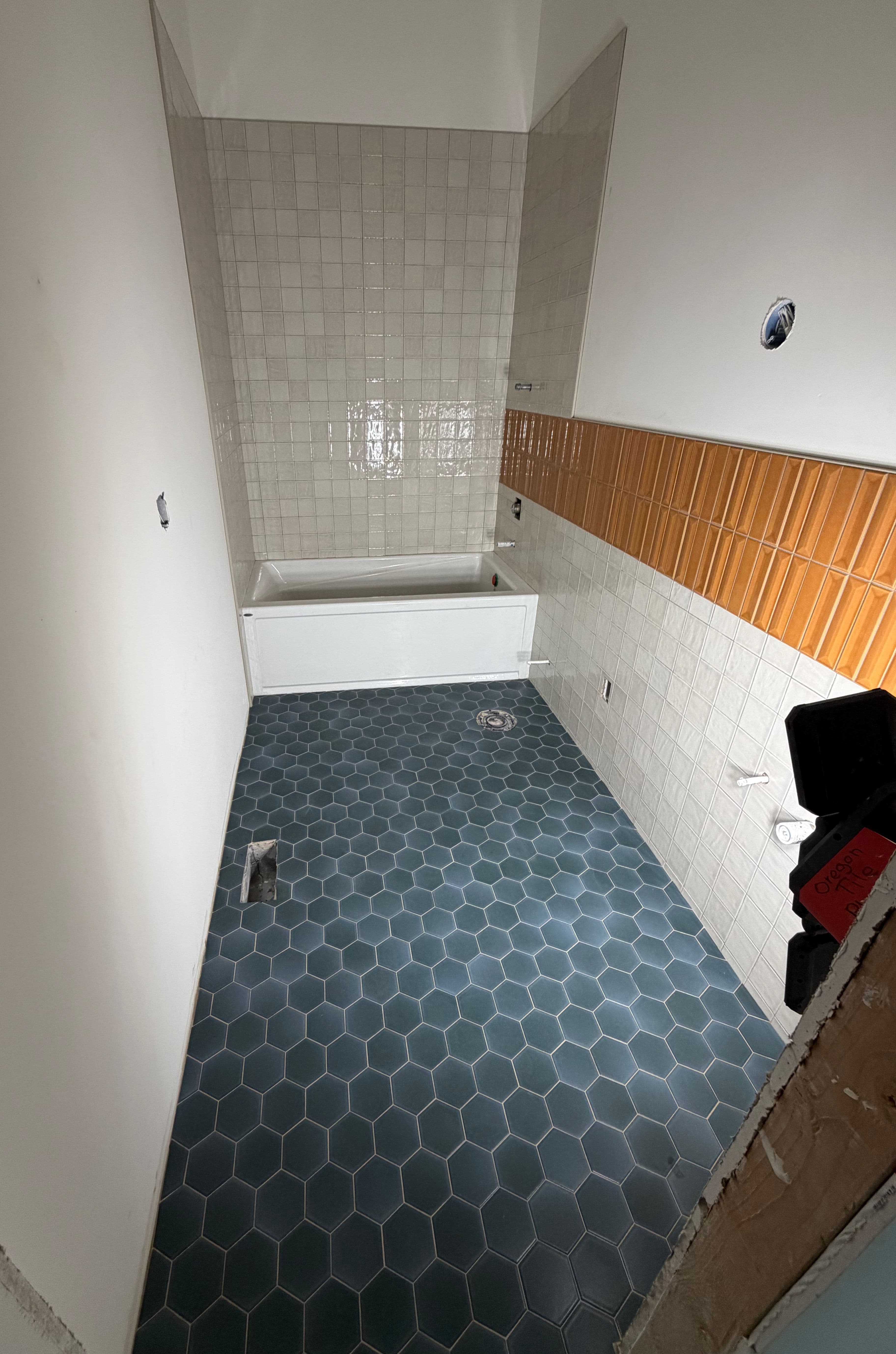 Shower Tile Installation project 3