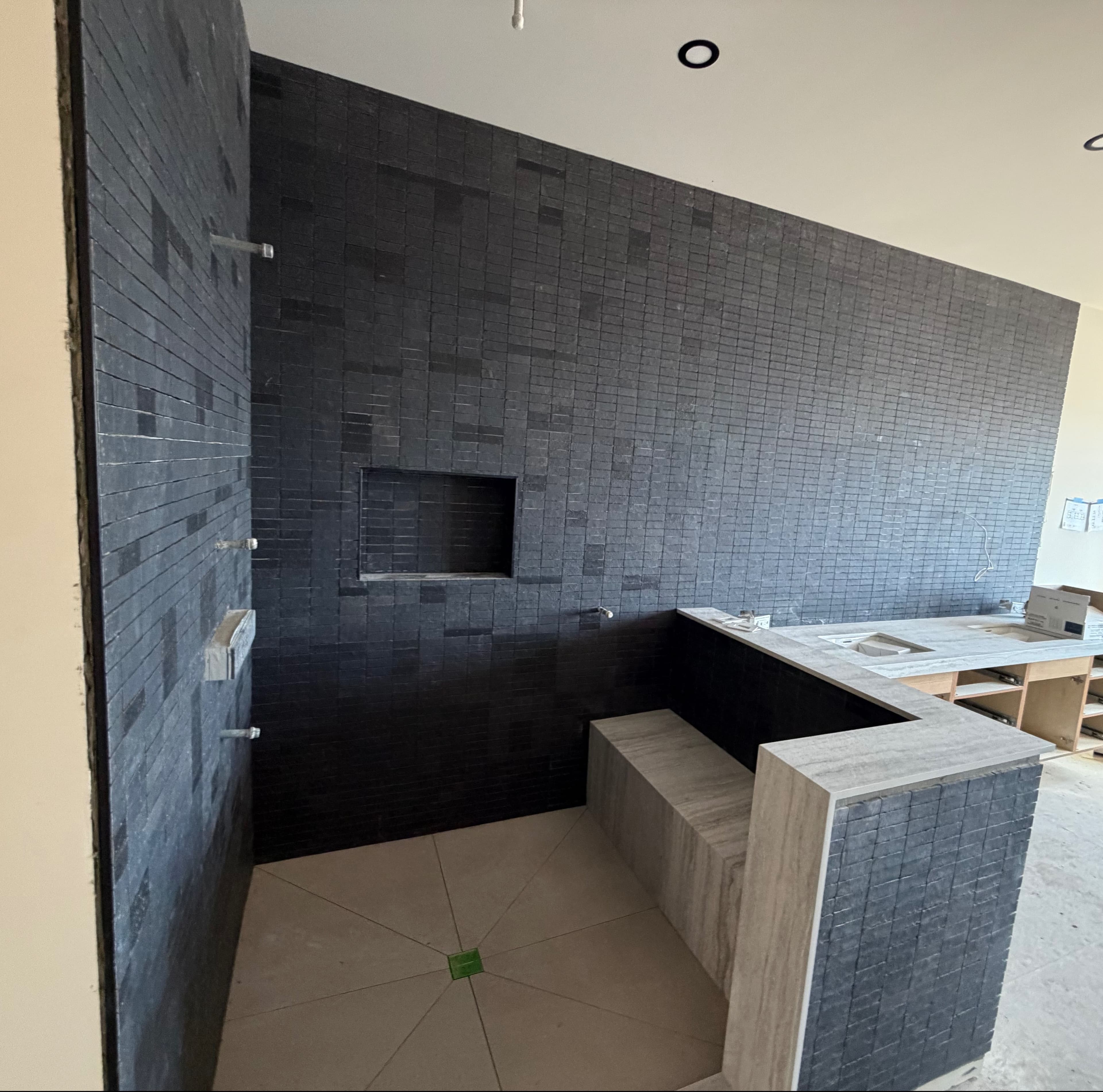 Shower Tile Installation