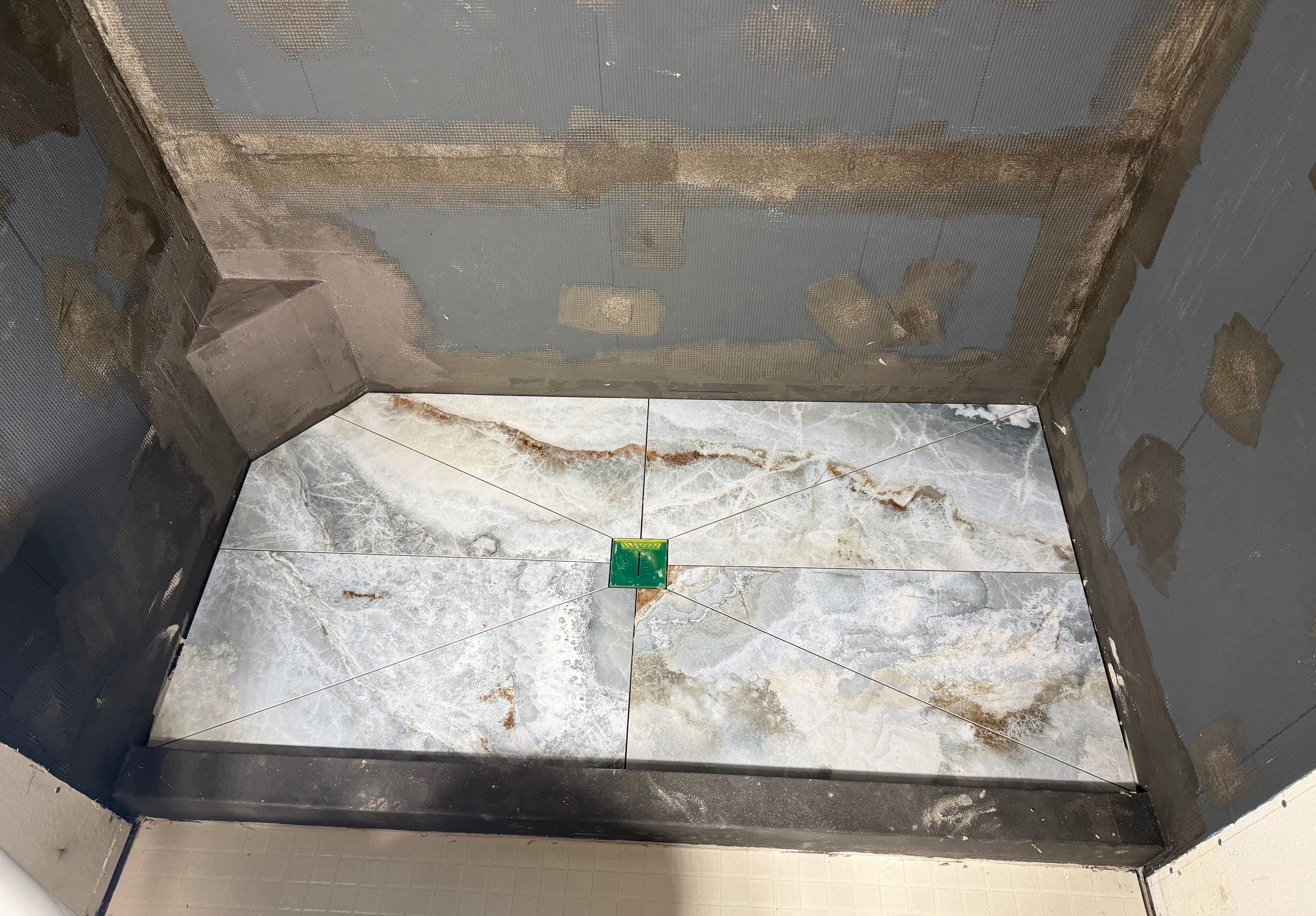 Shower Tile Installation project 3