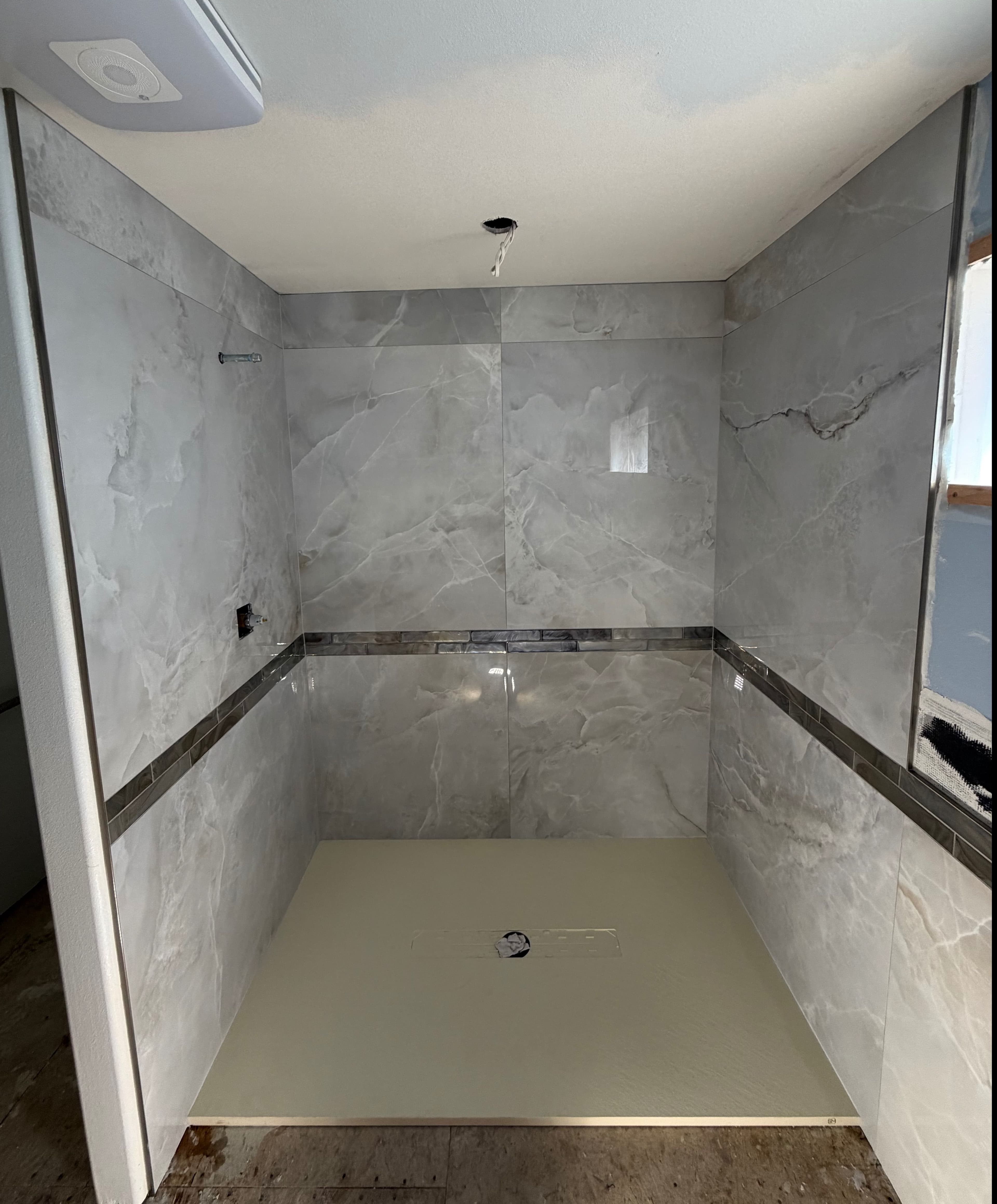 Shower Tile Installation
